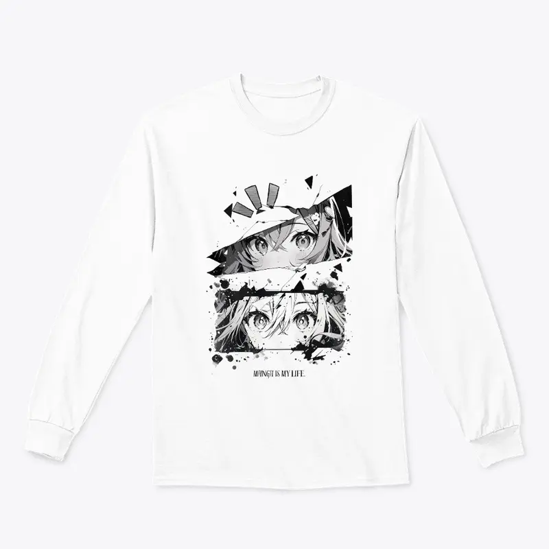 Anime Grayscale Manga T-Shirt